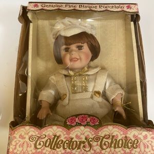 authentic vintage porcelain doll